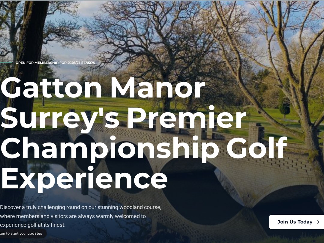 Surrey Hills Hospitality website
